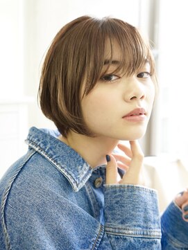 エリマ 調布(elima) ミルクティーベージュダブルカラーインナーカラー韓国20代前髪