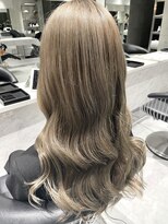 ジンジャー(GINGER) ハイトーン×グレージュ×リタッチ×トリートメント