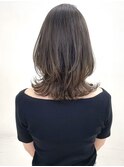 [中野莉子]ワンカールくびれヘア　ニュアンスカラー