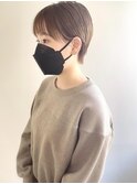 高田馬場美容院巻かないのが可愛いショート【el CERCA高田馬場】