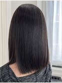 黒髪ストレート○