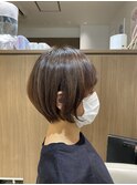 髪質改善カラー×ショートボブ【Ash大泉学園 横山】