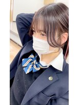 ラルムバイシー 新宿(LARME by Sea)&nbsp;韓国前髪顔周り×フェミニン【新宿/髪質改善】おくれ毛.小顔ヘア