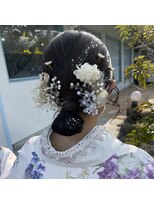テクライズ 豊橋店(TECHRISE)&nbsp;☆卒業式ヘア、袴ヘア、ヘアセット、タイトヘア、金箔☆
