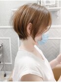 【斉藤】グレーベージュ×ショートボブ【白髪染め可】【柏】