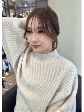 アリスバイアフロート 自由が丘(ALICe by AFLOAT) 結んでも可愛いおくれ毛カット/シースルーバング