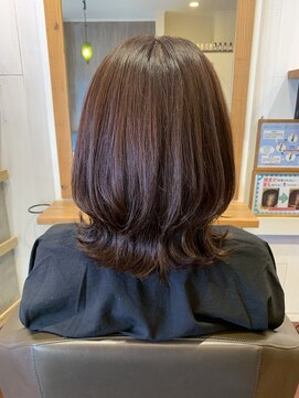 アンプリフィア(amplifier) レイヤーボブ×ピンクブラウン