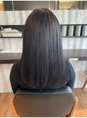 うる艶ストレート 髪質改善トリートメント 冬カラー