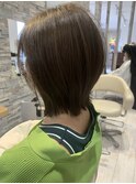 切りっぱなしボブ