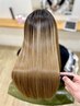 【ブリーチ、複雑履歴、セルフカラー】美髪矯正（縮毛矯正）＋カット　￥35500