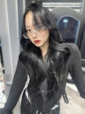 韓国くびれヘア◎コリアンブラックカラー