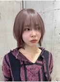 ハイトーンミルクティーグレージュ明るめアッシュベージュ2030代