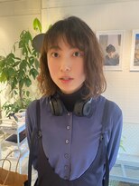 メグリ(meguri)&nbsp;ミディアムボブ　パーマスタイル