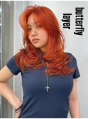 <fev_sakura>orange×butterfly layer cut