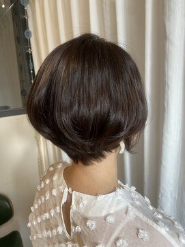 フィゼル 福島店(fizelle) ショートボブ×巻き仕上げ