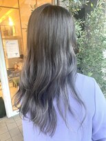 ネオリーブサイン 大森店(Neolive sign) ブリーチしないダブルカラー 透明感アッシュグレージュ