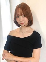 アンニュ(annuy)&nbsp;ボブレイヤー ブラウンベージュ 顔周りレイヤー 前髪カット 美髪