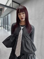 ヴァーディ オモテサンドウ(Vardy omotesando)&nbsp;ボルドーカラーレイヤーカット