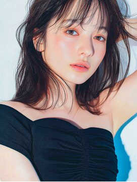 ラベスト キョウト(LOVEST) ロングレイヤー/艶髪/韓国風ヘア/アッシュブラウン/大人ブラウン