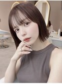 髪質改善/大人ガーリー/似合わせカット/ショートボブ前髪/仙台