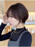 コンパクトショートカット丸みショートくびれショートボブ表参道