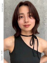 ロンド 銀座(Lond)&nbsp;☆春日☆ニュアンスウルフワンホンレイヤーダークブルーボブ33