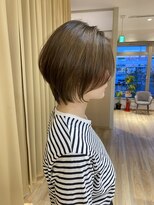 バランス ヘアーアンドアイラッシュ 野田店(balance.)&nbsp;ショートボブ×アッシュベージュ