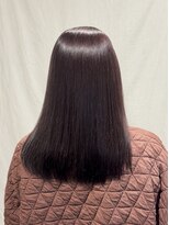 ココカラヘアー ニコ(cococara hair nico)&nbsp;透明感カシスレッド/髪質改善ストレート