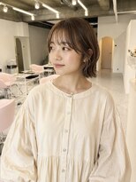 シエル 一社(cher) プツッとやわらかボブ