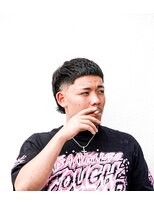 オークラ ルーチェ バーストフェード マレットヘア ショートウルフ