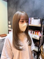 ノーヴァ バイ ボナ 前橋店(nova by bona)&nbsp;レイヤーカットで顔周り小顔見せくびれセミロング