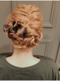 ボヌールヘアー綾瀬【YUKIE】ヘアアレンジ 編み込み