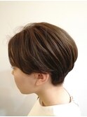 ハンサムショート×アッシュベージュ