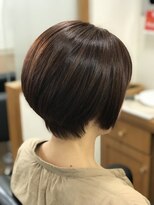 ヘアーメイクエアーセントラーレ(HAIR MAKE air Zentrale)&nbsp;ピンクブラウンでアクティブショート
