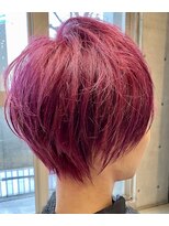 ヘア デザイン リスク(HAIR DESIGN RISK)&nbsp;【RISK高橋勇太】ピンクグレージュアンニュイクールショート