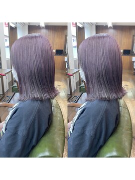 ヘアーサロン リバース(Hair Salon Rebirth) 【防府/Rebirth】ラベンダー×地毛風