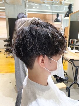 キャンバス 川崎(canvas.) マッシュスタイルスパイラル / 片平/川崎/美髪カラー/髪質改善