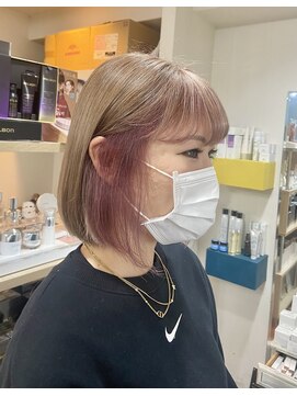 シエル ヘアーメイクアップ(CieL hair make up) ハイトーンベージュ&インナーピンク
