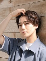 ロアー ヘアー ワメン(RAWR hair WaMen)&nbsp;【RAWR】メンズ_韓国風パーマ_センターパート