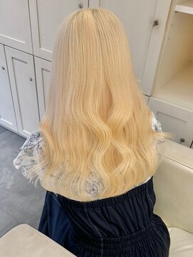 ベレーザ 渋谷(BELEZA) 4265ニュアンスカラーシルキーブリーチブロンドハイトーンカラー