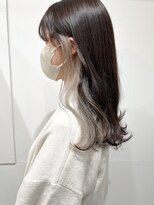 フィックスヘアー 梅田店(FIX-hair) .イヤリングカラーショートインナーカラー