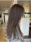 暗髪グレージュ(^^)宮崎/暗髪カラー/グレージュ