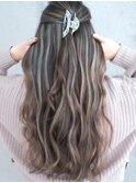 ハイライトショートヘアレイヤーカットダブルカラー