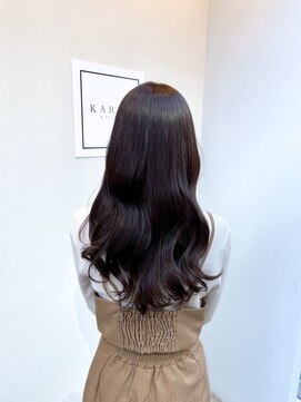 カレンアンドエクラート 大宮(KAREN&ECLART) 髪質改善　艶髪　ストレート　縮毛矯正　暗髪　韓国風　ロング