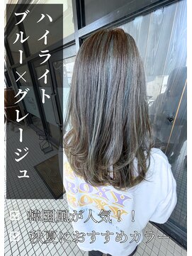 アイリス(IRIS) ハイライト　ブルー