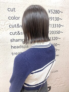 モリオ フロム ロンドン サッポロファクトリー店(morio FROM LONDON) 【morio】札幌ショートボブ　外ハネ