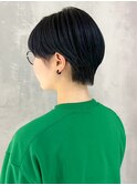 似合わせカットフェザーショートウェーブミディアム_ba498141