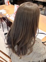 サラ 天神大名店(SARA)&nbsp;【天神】オリーブベージュ/ブリーチ無し/透明感カラー