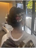 成人式振袖着付け+ヘアセット