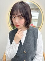 顔まわりレイヤー美髪イメチェン外ハネボブ